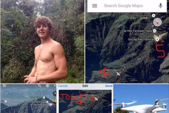 Hình ảnh về phượt thủ người Anh mất tích ở Sa Pa được chia sẻ bởi bà Lisa Shaw Webb. (Ảnh chụp màn hình)