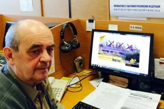 Nhà báo Nga Alexei Syunnerberg. 