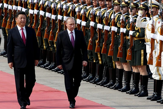 Tổng thống Nga Putin gặp Chủ tịch Trung Quốc Tập Cận Bình