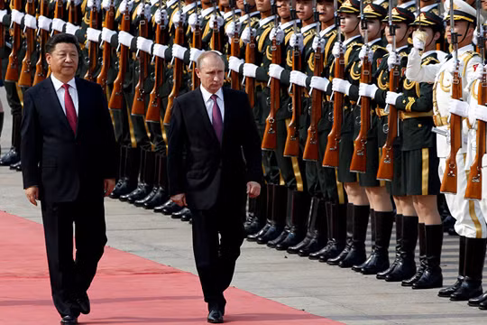 Tổng thống Nga Putin gặp Chủ tịch Trung Quốc Tập Cận Bình