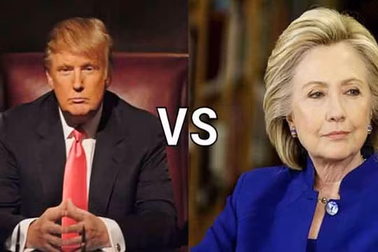 Donald Trump và Hillary Clinton.