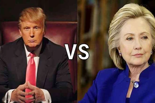 Donald Trump và Hillary Clinton.