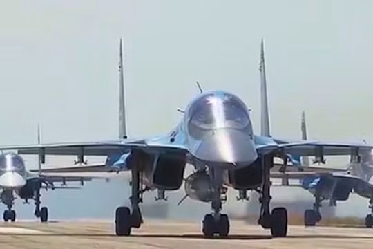Chiến cơ Su-30 của Nga ở Hmeymime (ảnh tư liệu)