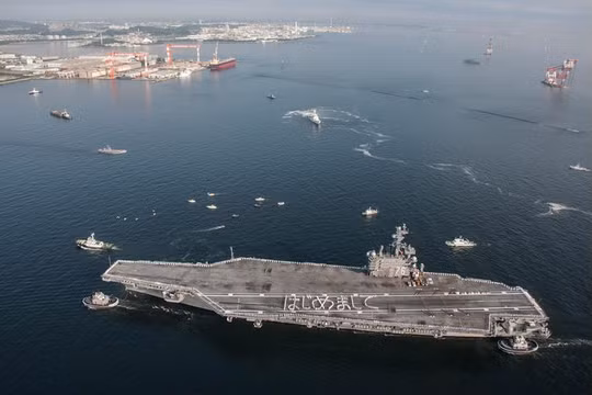 Tàu sân bay động cơ hạt nhân USS Ronald Reagan, Hải quân Mỹ.