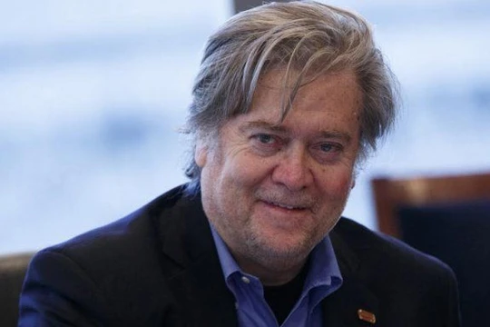 Ông Steve Bannon,cựu Cố vấn của Tổng thống Trump, cựu chiến lược gia hàng đầu của Nhà Trắng đã bị bắt và truy tố vì bị cáo buộc lừa đảo và rửa tiền (Ảnh: Getty).