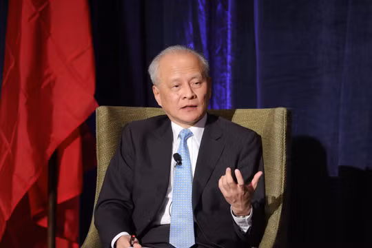 Đại sứ Trung Quốc tại Mỹ, ông Thôi Thiên Khải cho rằng tình hình quan hệ Trung-Mỹ hiện nay rất không bình thường (Ảnh: Đa Chiều).