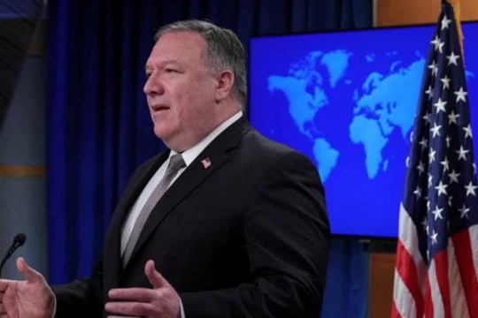 Ngoại trưởng Mỹ Mike Pompeo mạnh mẽ chỉ trích Trung Quốc xâm lược Ấn Độ và gây tranh chấp tại nhiều khu vực (Ảnh: Reuters).