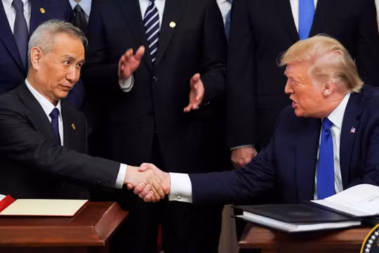 Sau khi hiệp định thương mại giai đoạn đàu Mỹ - Trung được ký, hai đảng chính trị ở Mỹ đã nảy sinh bất đồng sâu sắc (Ảnh: Reuters)