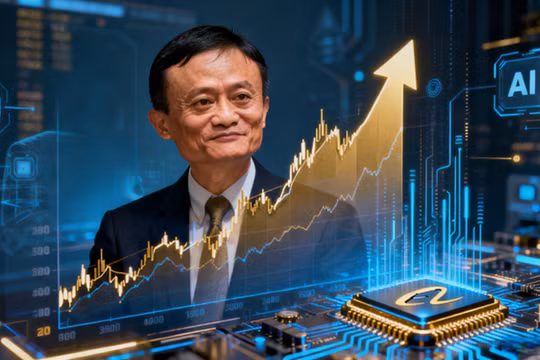 Jack Ma quay trở lại mạnh mẽ với chiến lược phát triển AI đã mang lại thời kỳ hoàng kim mới của Alibaba. Ảnh: NAI500.