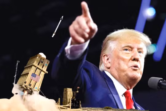 Tổng thống Trump đề xuất Kế hoạch phòng thủ tên lửa Golden Dome nhiều tham vọng nhưng gặp phải nhiều thách thức. Ảnh: Xinhua.