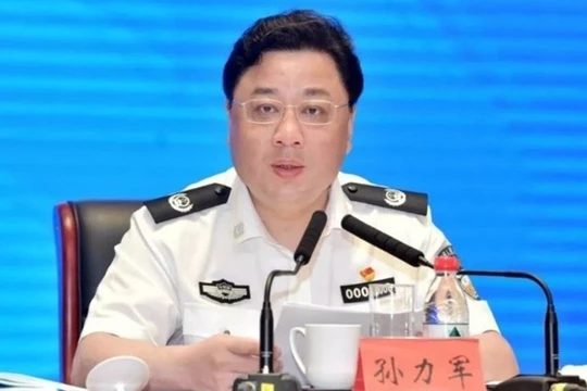 Tôn Lực Quân, Thứ trưởng Bộ Công an bị Ủy ban Kiểm tra kỷ luật TRung ương Trung Quốc tuyên bố điều tra vì "vi phạm kỷ luật, pháp luật nghiêm trọng" (Ảnh: Sina).
