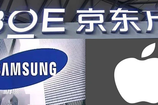 Samsung và BOE bước vào cuộc chiến pháp lý quyết liệt xung quanh bản quyền màn hình OLED điện thoại iPhone (Ảnh: Sohu).