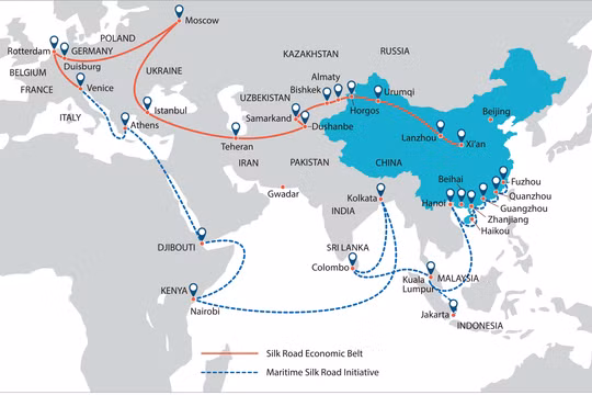 Sáng kiến chiến lược “Vành đai, Con đường” gây nhiều tranh cãi về hiệu quả và cả hậu quả đối với các quốc gia tham gia (Ảnh: FT).