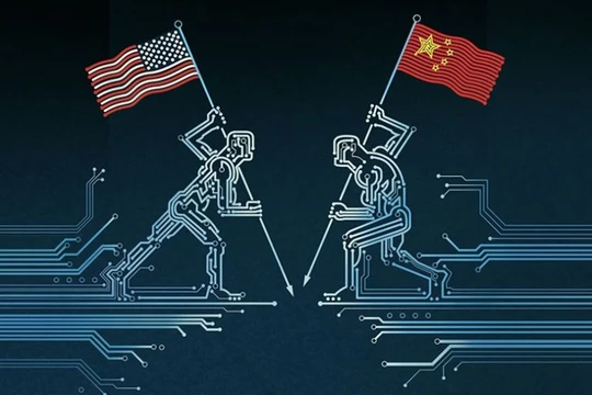 Cuộc chiến cạnh tranh Trung - Mỹ trong lĩnh vực công nghệ diễn ra rất quyết liệt (Ảnh: Sohu).