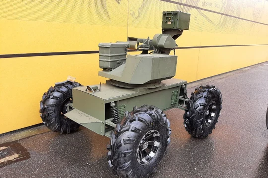 Xe không người lái FPV quân sự Baggi (Ảnh: Rostec)