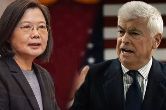 Bà Thái Anh Văn sáng 15/4 đã gặp ông Chris Dodd (Ảnh: Apollo).