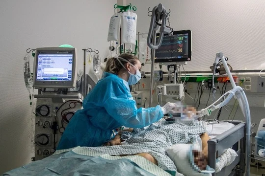 Đức số lượng bệnh nhân đông nhưng tỷ lệ tử vong rất thấp do số lượng giường bệnh nhiều và thiết bị đầy đủ (Ảnh: Getty).
