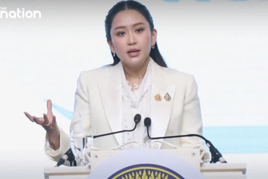 Nữ Thủ tướng Thái Lan Paetongtarn Shinawatra kể chuyện suýt bị lừa. Ảnh: TheNation/Guancha.