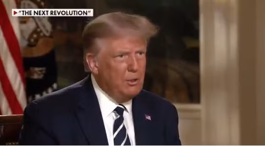 Tối 23/8, Tổng thống Donald Trump tuyên bố trên Fox News: Mỹ không cần thiết phải làm ăn với Trung Quốc, nếu bị Trung Quốc đối xử tệ, Mỹ sẽ tách khỏi Trung Quốc (Ảnh: Ifeng).