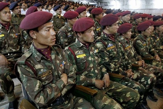 Lực lượng biên giới đặc biệt (SFF) của Ấn Độ được thành lập tháng 12/1962, trong đó có nhiều người Tây Tạng (Ảnh: Getty).