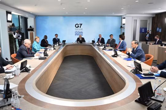 Hội nghị thượng đỉnh Nhóm G7 bế mạc với tuyên bố chung có lời lẽ cứng rắn chưa từng thấy với Trung Quốc (Ảnh: Reuters).