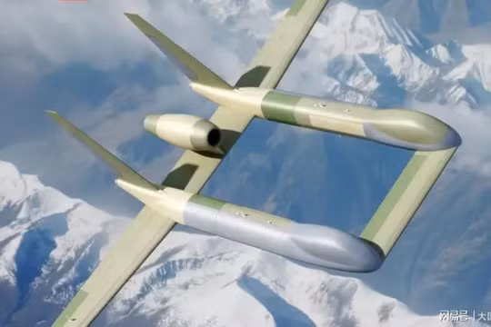 Hình dạng của WZ-9 "Shendiao" (Thần Điêu) dưới cọ vẽ của họa sĩ. Ảnh: NetEasy.