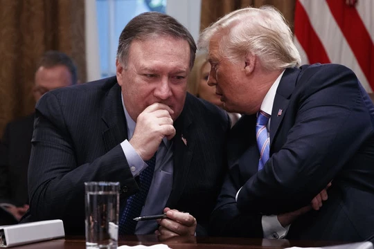 The Washington Post cho rằng Ngoại trưởng Mike Pompeo là người vận động, thúc đẩy ông Trump ra tay sát hại tướng Iran Soleimani. (Ảnh: New York Times).