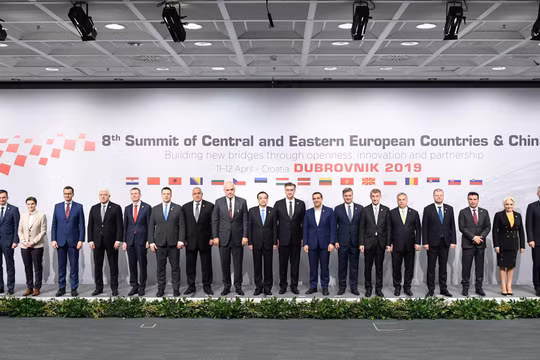 Hội nghị thượng đỉnh Trung Quốc - Trungm Đông Âu lần trước tại Dubrovnik, Croatia (Ảnh: Tân Hoa xã).