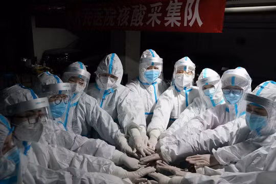 Dịch COVID-19 bùng phát đã khiến thành phố Thạch Gia Trang ơt Hà Bắc bị đặt trong trạng thái thời chiến (Ảnh: Tân Hoa xã).