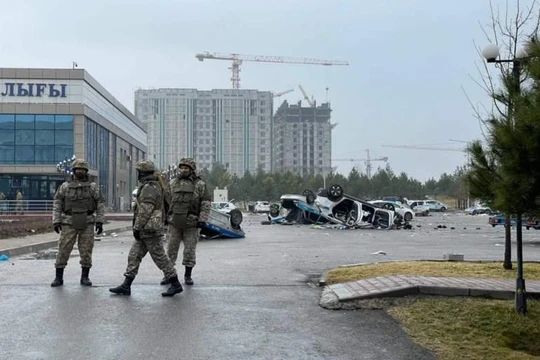 Thành phố Almaty hiện đã bình yên trở lại sau vụ bạo loạn (Ảnh: Sputnik).