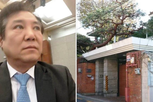 "Pháp sư" Jeon Seong-bae và nhà riêng của ông. Ảnh: Ifeng.