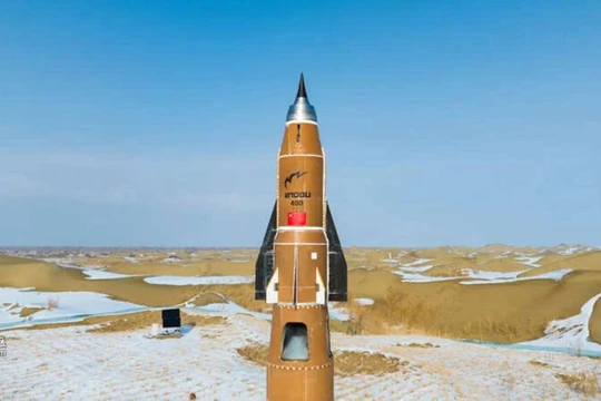 Động cơ "Jindouyun-400" trước khi thử nghiệm. Ảnh: QQnews.