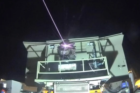 Hệ thống Iron Beam đã được hãng Rafael thử nghiệm thành công (Ảnh: Rafael).