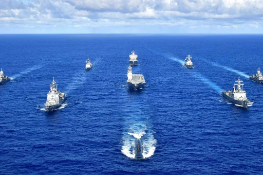Mỹ có kế hoạch tái lập Hạm đội Một để tăng cường sức mạnh và sự có mặt tại khu vực Ấn Độ - Thái Bình Dương nhằm đối phó Trung Quốc (Ảnh: Twitter@U.S. Pacific Fleet).