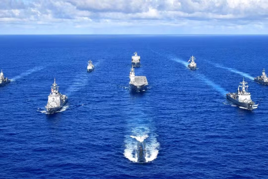 Mỹ có kế hoạch tái lập Hạm đội Một để tăng cường sức mạnh và sự có mặt tại khu vực Ấn Độ - Thái Bình Dương nhằm đối phó Trung Quốc (Ảnh: Twitter@U.S. Pacific Fleet).