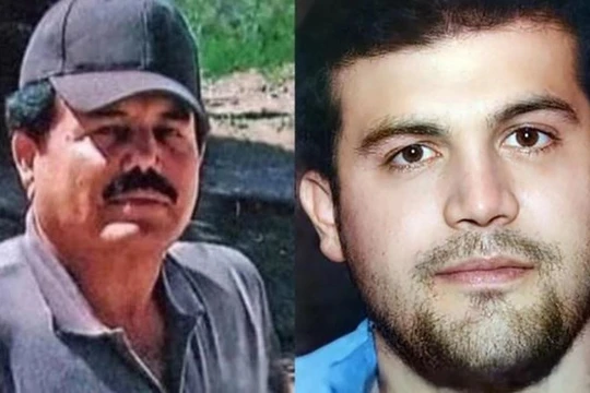 "El Mayo" Zambada (trái) và Guzman Lopez (phải) đã bị FBI lừa bắt hôm 25/7 tại Texas (Ảnh: Singtao).
