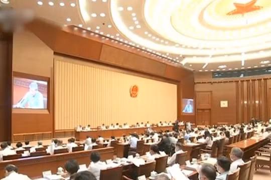 Sáng 30/6, Ủy ban Thường vụ Quốc hội Trung Quốc đã thông qua Luật An ninh Quốc gia Hồng Kông, có hiệu lực từ 1/7 (Ảnh: Đông Phương).