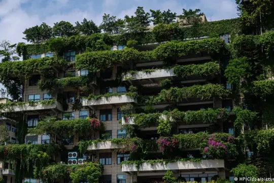 Một góc dự án khổng lồ đầu tư 100 tỉ USD Forest City của Country Garden tại Malaysia (Ảnh: Nanyang)