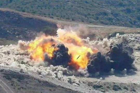 Máy bay Nga không kích dữ dội vị trí quân Thổ Nhĩ Kỳ (Ảnh: Sohu)