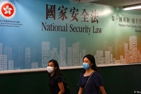 Việc Trung Quốc ban hành Luật An ninh Quốc gia cho Hồng Kông được coi là ảnh hưởng mạnh đến tương lai của thành phố này (Ảnh: Reuters).