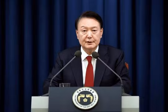 Tổng thống Yoon Suk Yeol đã thoát khỏi bị luận tội nhờ các nghị sĩ đảng cầm quyền tẩy chay cuộc bỏ phiếu. Ảnh: Dongfang.