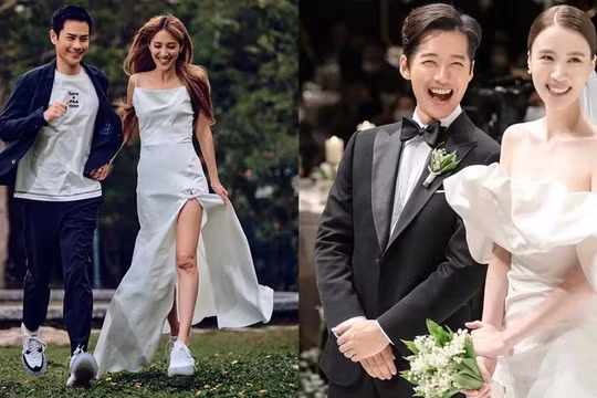 Chính sách về quy định đăng ký kết hôn được sửa đổi đã làm bùng lên làn sóng kết hôn trong giới trẻ Trung Quốc. Ảnh: Sina.