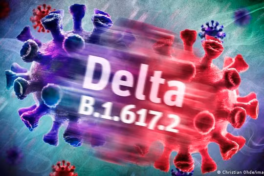 Biến chủng Delta đang trở thành nguy cơ lớn đối với các quốc gia (Ảnh: Deutsche Welle).