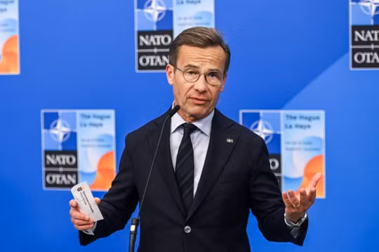 Thủ tướng Thụy Điển Ulf Kristersson bị chỉ trích khi thừa nhận sử dụng công cụ AI vào điều hành đất nước. Ảnh: EPA.