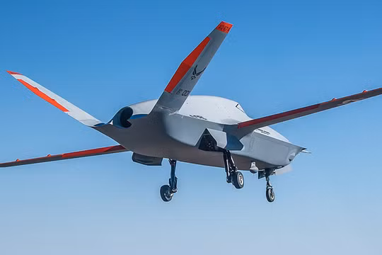 Chiếc UAV XQ-67A bay thử thành công hôm 28/2 (Ảnh: Thewarzone).