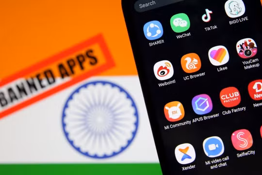 Giữa lúc tình hình căng thẳng biên giới Trung - Ấn leo thang, Ấn Độ cấm thêm 118 ứng dụng di động của Trung Quốc (Ảnh: Apolo).