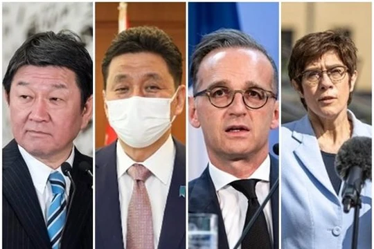 Các Bộ trưởng Ngoại giao và Quốc phòng Nhật - Đức sẽ tổ chức hội đàm 2+2 để thảo luận việc hợp tác đối phó Trung Quốc (Ảnh: Đông Phương).