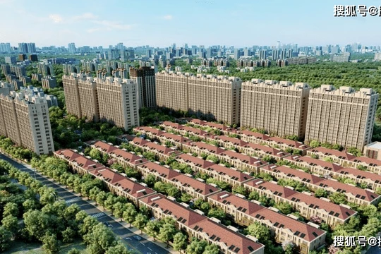 Toàn cảnh dự án Ngự Thúy Viên của tỉ phú Hong Kong Lý Gia Thành ở quận Triều Dương, Bắc Kinh vừa được cấp phép bán (Ảnh: Sohu)