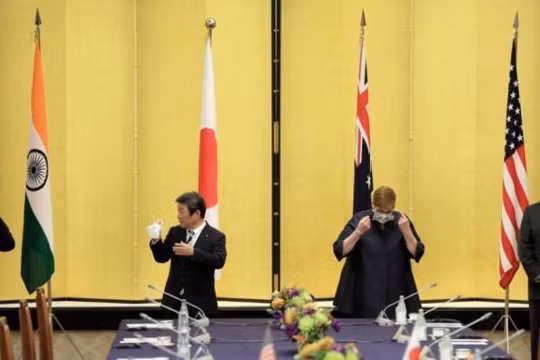 Ngoại trưởng 4 nước Quad gặp nhau tháng 10/2020 tại Tokyo (Ảnh: VOA).