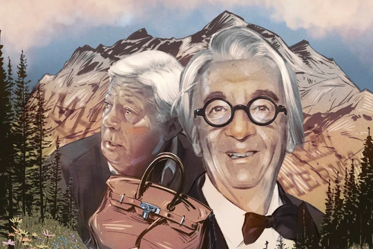 Ông Nicolas Puech (trái) và kẻ lừa đảo Eric Freymond (phải). Ảnh: WSJ.